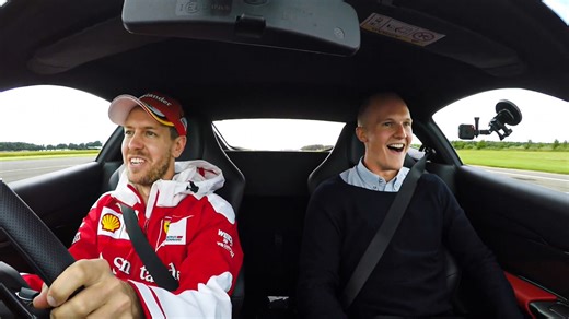 Hitting 175 mph with Sebastian Vettel | Insane speed and supercar thrills