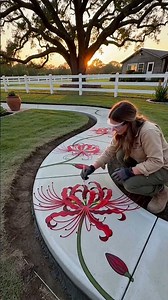 The Final Reveal of This Flower Walkway Is Stunning 🌺 #Shorts