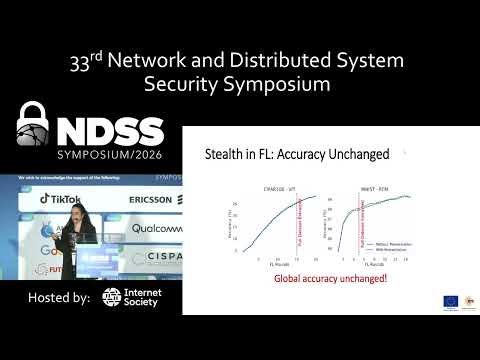 NDSS 2026 - Memory Backdoor Attacks on Neural Networks