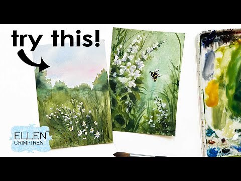 How to use masking fluid to create dynamic watercolor cards