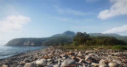 Unreal Engine vs. Real-Life: A Lifelike 3D Recreation of a Real Island