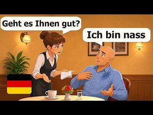 25 Minutes of Useful German Conversations (A1-A2) German Conversation Practice