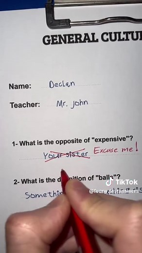 #test #quiz #testanswers #funnytestanswers #fyp