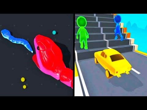 Snake Clash vs Shape Shifting - All Levels Gameplay (Android,iOS) Part 4
