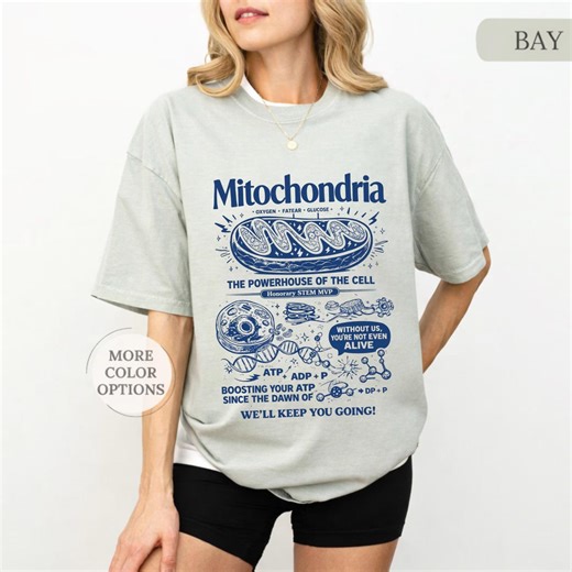 Mitochondria Powerhouse Shirt, Biology Science Tee, Nerd Science T-shirt, STEM Student Gift - Etsy