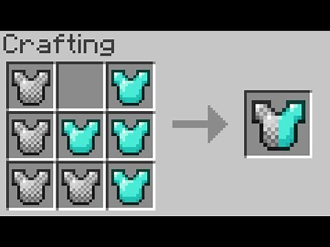 Minecraft but you can craft armor from any armor...