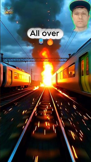 Train Crash Explosion | Incredible Railway Disaster Caught on Camera