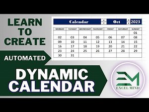 Excel Monthly Calendar
