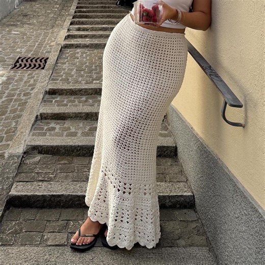 Dolores Fishtail Crochet Skirt Pattern: Summer Design (PDF Pattern) - Etsy