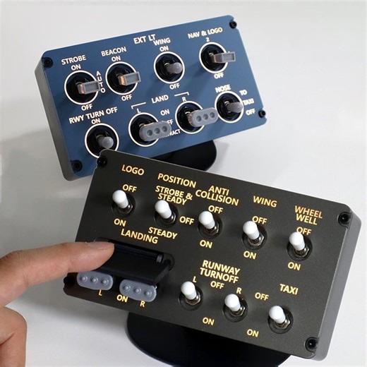 Light Panel for Airbus and Boeing for MSFS, XPLANE Flight Simulator - Etsy Australia