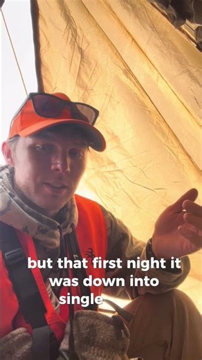 Hot tent setup for Colorado Elk Hunt