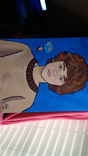 Gumball Watterson as a HUMAN!? #theamazingworldofgumball #art #painting