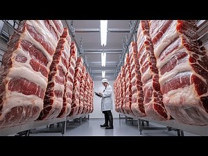 Bacon Production Process in High-Tech Meat Factory – From Pork to Packaging
