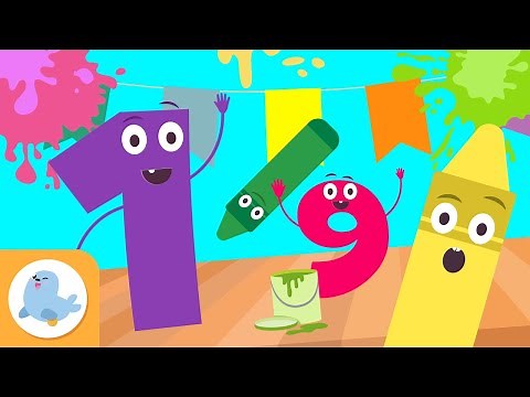 Los COLORES 🌈 y los NÚMEROS del 1 al 10 🔟 Recopilación