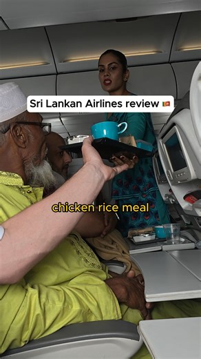 Sri Lankan Airlines review 🇱🇰 #hughabroad #streetfood #travel | Hugh Abroad