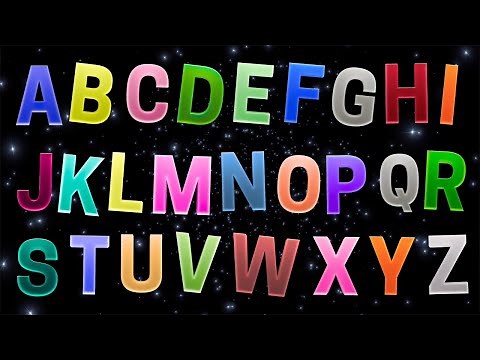 ABC Song | Colorful 3D Alphabet | Fun Nursery Rhymes for Kids | Twinkle Sky to Space