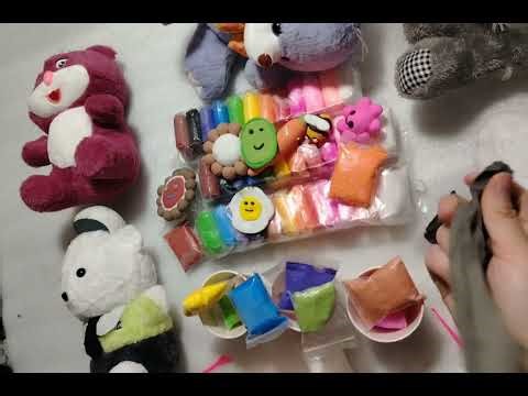 Satisfying Clay Drop Experiment | ASMR Relax Video