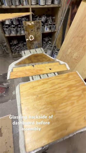 Dash board fiberglassing #fiberglass