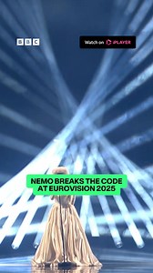 Nemo broke the rules and changed the game and is BACK to show Basel what a winning #Eurovision performance is 💅 #Nemo #Eurovision2025 #Switzerland🇨🇭 | BBC One