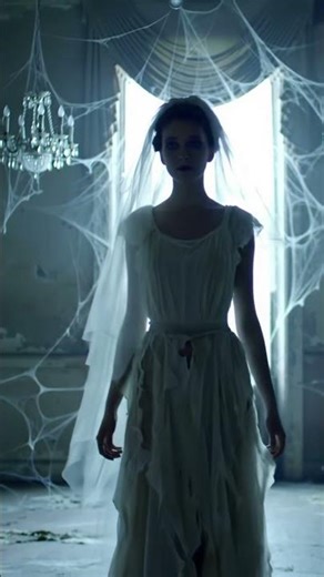 Ghost Bride in a Haunted Mansion #Halloween