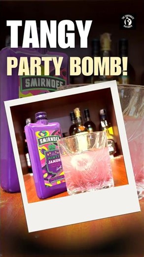 Dark fruit. Fresh mint. Ice-cold vodka.This jamun cocktail hits different. 🍇❄️