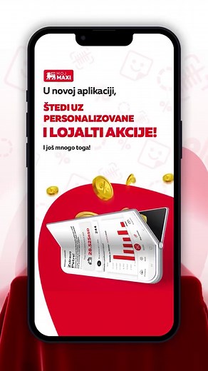 18K views · 95 reactions | Još bolja Moj Maxi aplikacija je tu! Koristi aplikaciju i iskoristi sve benefite koje smo pripremili za tebe.  | Maxi | Facebook