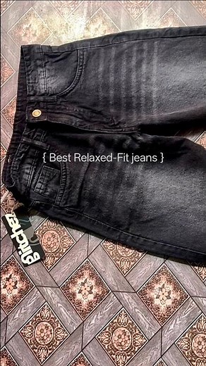 Relaxed fit Black Jeans 👖| Ft. Myntra Glitchez