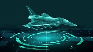 HUD 초현대적인 3D 공상과학 제트 항공기 스톡 동영상 비디오(100% 로열티 프리) 1085175674 | Shutterstock