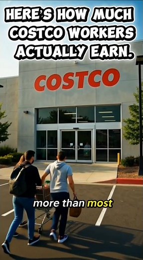 Here’s how much Costco workers actually earn.#moneytips #shorts