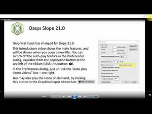 Oasys Slope Tutorial: Opening a new file and entering basic project data slip circles definition