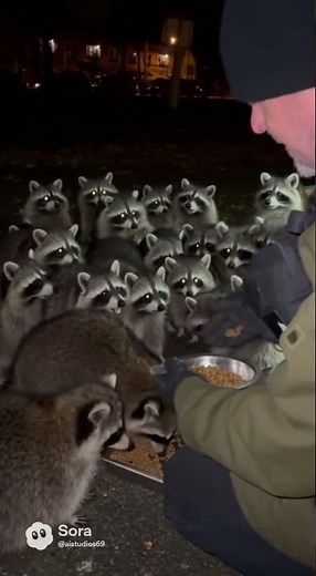 🦝 Extreme Aggregation: Behavioral Dynamics of Conditioned Procyon lotor Pod 👁️‍🗨️🥄