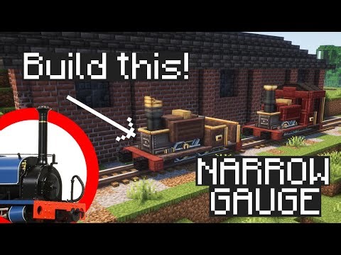 Narrow Gauge Quarry Hunslet- Minecraft Create Mod Tutorial