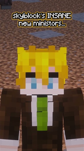 the INSANE new minister system in Hypixel Skyblock #hypixelskyblock #minecraft #Axle15forMinister