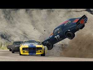 DEMOLISHING CARS IN WRECKFEST ( I EVSCIRATED THE LAWNMOWERS)