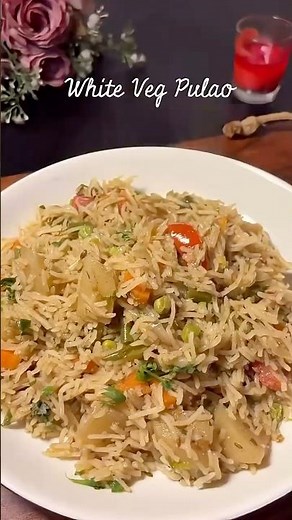 White Veg Pulao Recipe | Restaurant Style Veg Pulao | Easy One Pot Rice Recipe