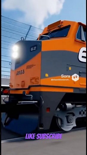 Diesel locomotives racing super speedway.