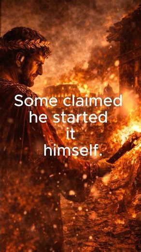 Did Nero Burn Rome? The Fire That Destroyed an Empire #darkhistory #history #historyshorts