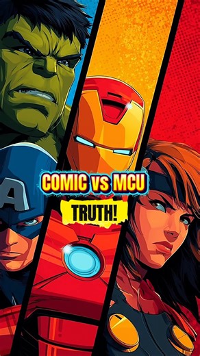 Marvel Comics vs MCU Story – Real Difference Explained #marvel #shorts