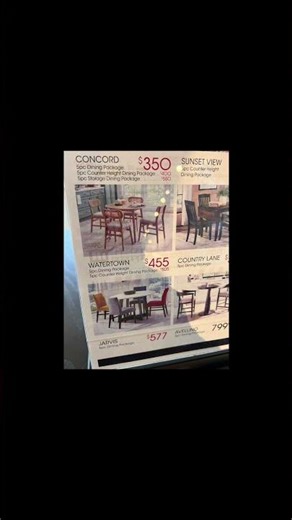 Can you even *believe* these dining room sets are under $800?! 🤯 Tables & chairs included!