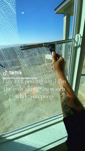 What a view #windowwashing #windowcleaning #fyp #satisfying