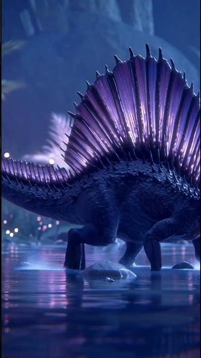 How Spinosaurus Swam in Water 😱 Prehistoric Beast #dinosaur