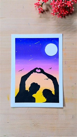 Best friends painting #shorts #youtubeshorts #drawing #love #painting #art