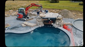 1.1K views · 35 reactions | This swimming pool grotto came out awesome Check out the full video | Decker's Pondscapes | Facebook