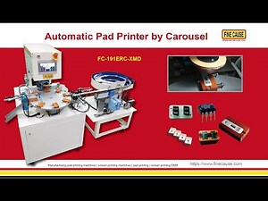 Fully automatic pad printer by Rotary indexing/Rotary Table Pad Printing Machine-FC-191ERC-XMD