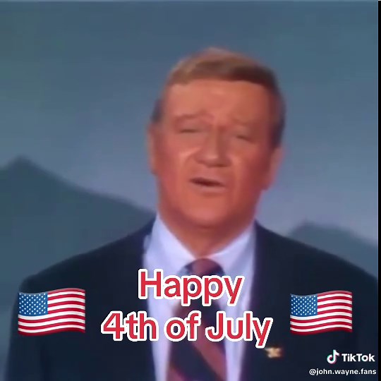 Happy 4th of July to all Americans, God bless you all and God bless the United States of America! #JohnWayne #4thOfJuly #IndependenceDay #HappythOfJuly #ForthOfJuly #USA