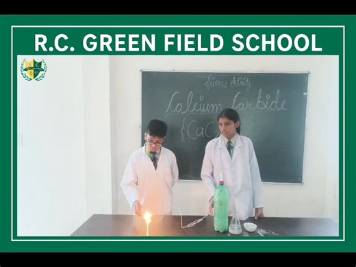 **🔬✨ Science Experiments Activity ✨🔬** Students of **Grade 8**, **Yashraj** and **Pooja**, showcased their scientific curiosity and creativity by performing an **amazing experiment** — they **made a small welding machine** using **Calcium Carbide as fuel** and even generated **gas from it**! They didn’t stop there — the young scientists also explained the **various uses of Acetylene gas and Calcium Carbide**, such as in **fruit ripening** and **many industrial applications**. 🍌⚙️ The experime