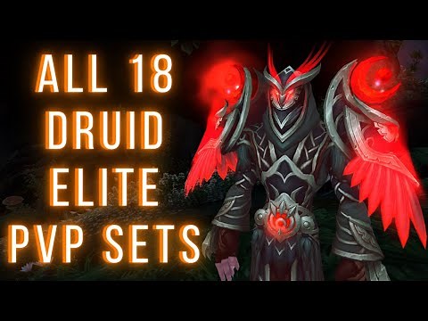 All 18 Druid Elite Gladiator Sets - Transmog