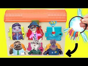 Zootopia 2 Surprise Doors with Keys + DIY Crafts for Kids with Judy, Nick, Flash, Gary Snake Dolls