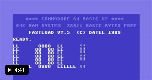 Freestyler - but it's on a C64 Sidchip with volume channel samples. - Video