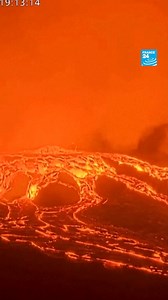 🌋Cameras from the United States Geological Survey (USGS) on November 22 captured Hawaii's Kilauea volcano spewing flowing lava from its crater in its latest eruption. Watch the video for more ▶️ | FRANCE 24 English